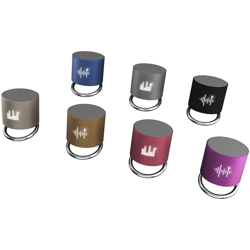 Svetelný krúžkový reproduktor SCX.design S26, červená Mid - čierna Svetelný krúžkový reproduktor SCX.design S26, červená Mid - čierna