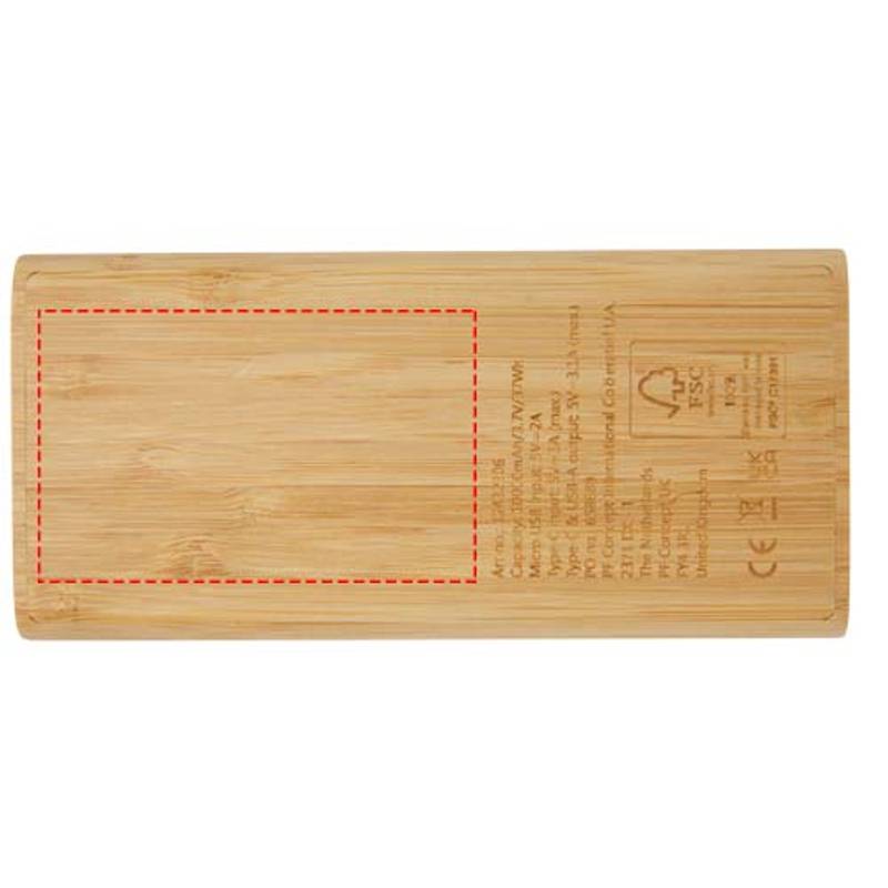 Tulda bambusová powerbanka 10 000 mAh, hnedá Natural Tulda bambusová powerbanka 10 000 mAh, hnedá Natural