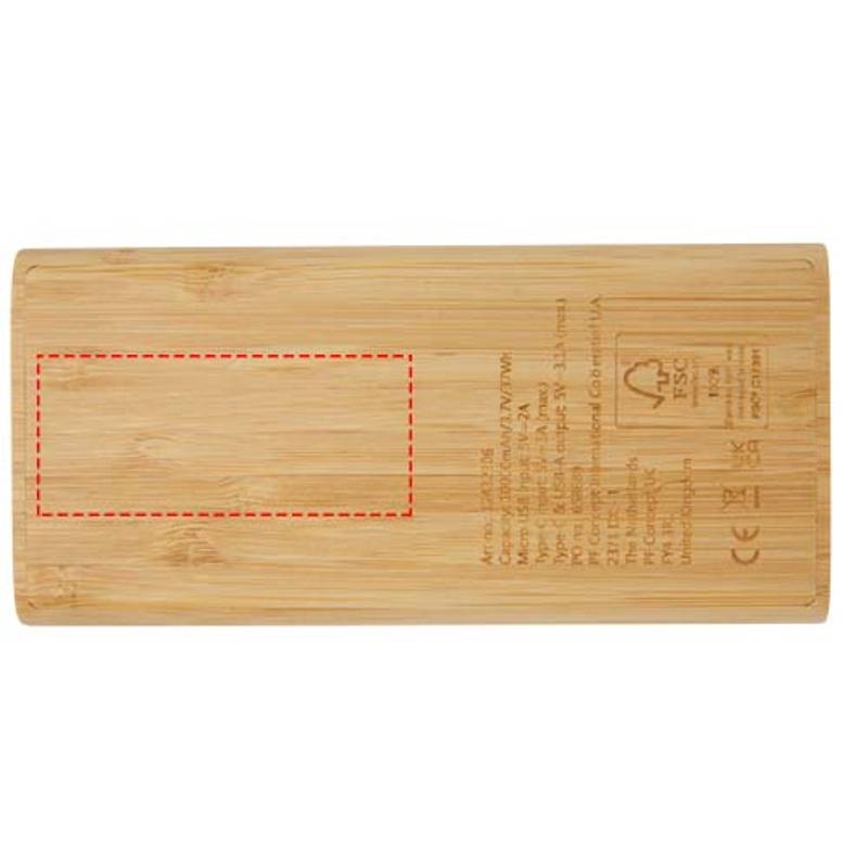 Tulda bambusová powerbanka 10 000 mAh, hnedá Natural Tulda bambusová powerbanka 10 000 mAh, hnedá Natural