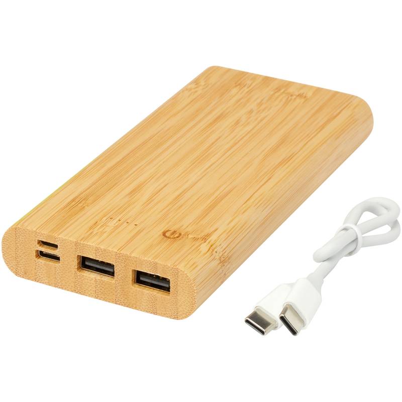 Tulda bambusová powerbanka 10 000 mAh, hnedá Natural Tulda bambusová powerbanka 10 000 mAh, hnedá Natural