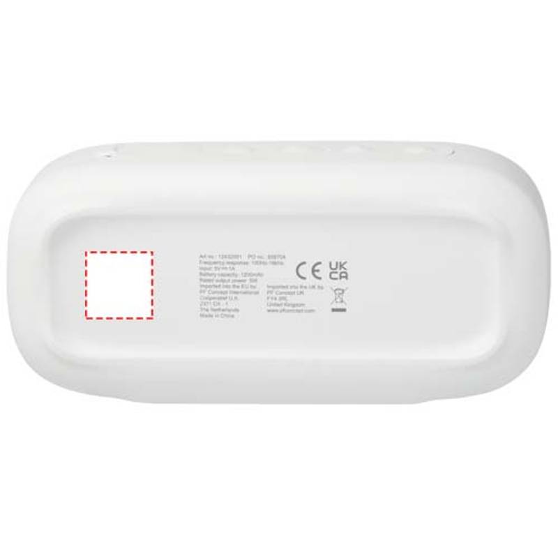 Stark 2,0 5W reproduktor Bluetooth® z recyklovaného plastu IPX5, biela Stark 2,0 5W reproduktor Bluetooth® z recyklovaného plastu IPX5, biela