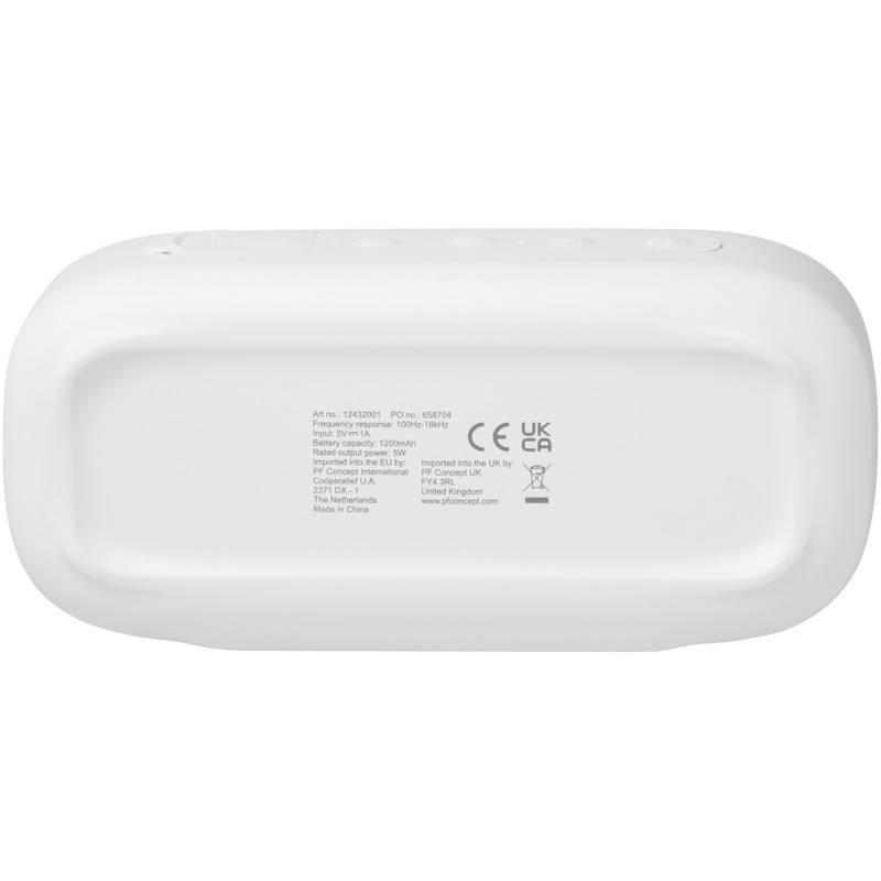 Stark 2,0 5W reproduktor Bluetooth® z recyklovaného plastu IPX5, biela Stark 2,0 5W reproduktor Bluetooth® z recyklovaného plastu IPX5, biela