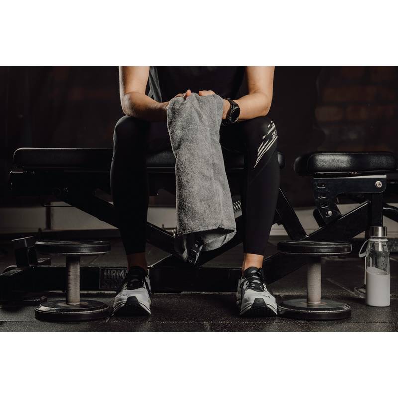 Športový uterák VINGA 40x80cm, sivá Športový uterák VINGA 40x80cm, sivá