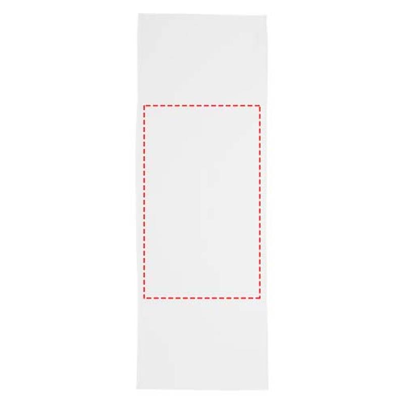 Raquel športový recyklovaný PET chladiaci uterák vo vrecku, biela Raquel športový recyklovaný PET chladiaci uterák vo vrecku, biela