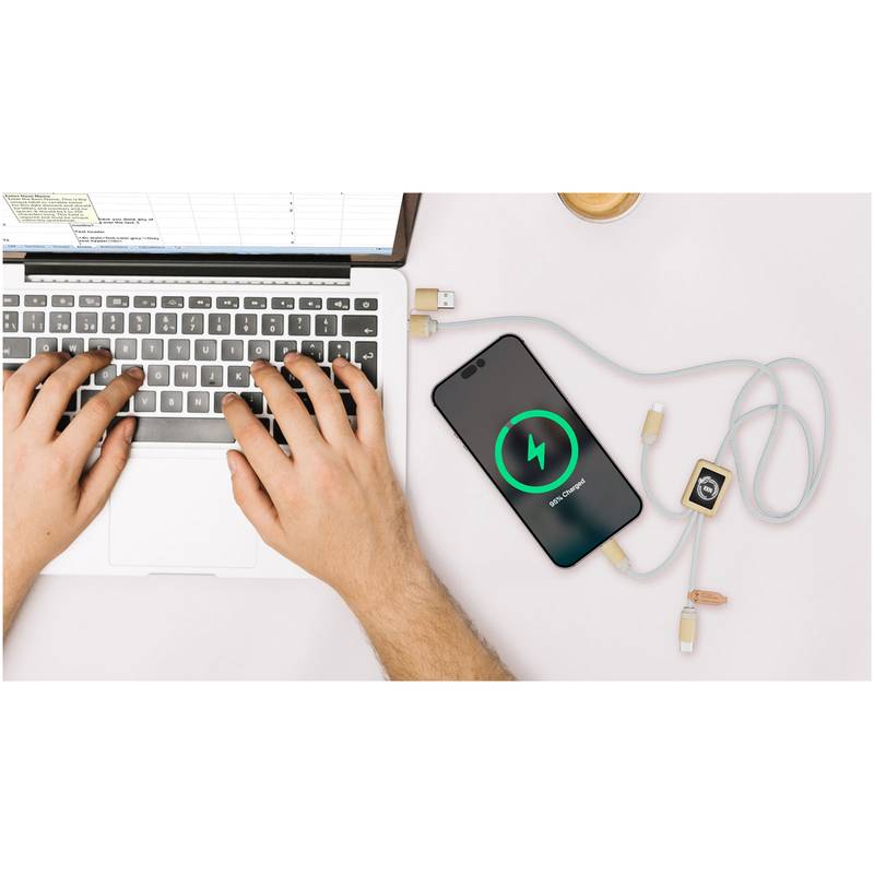 SCX.design C49 nabíjací kábel 5 v 1, hnedá Light SCX.design C49 nabíjací kábel 5 v 1, hnedá Light