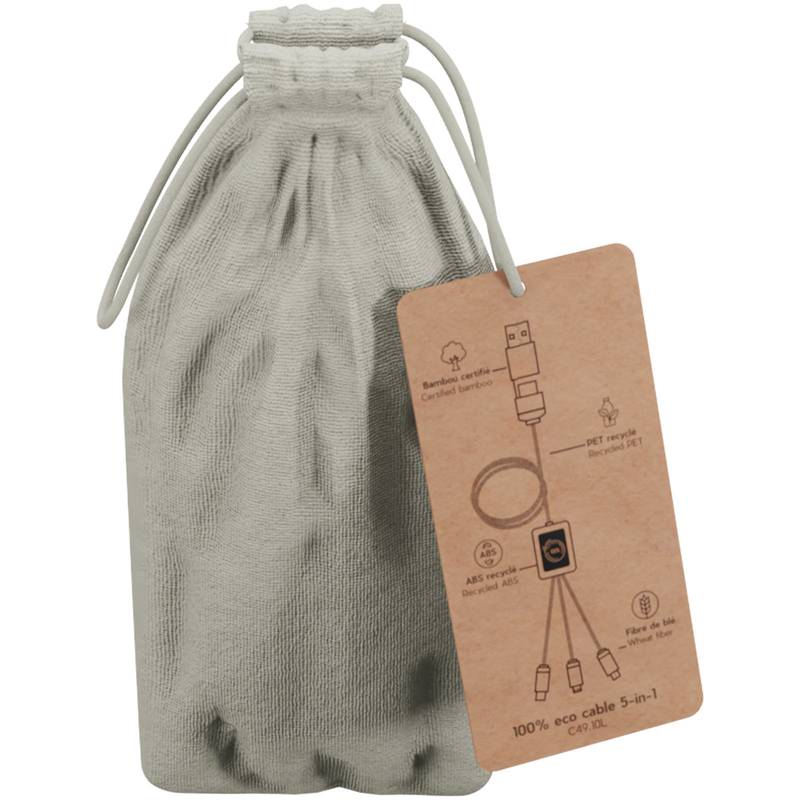 SCX.design C49 nabíjací kábel 5 v 1, hnedá Light SCX.design C49 nabíjací kábel 5 v 1, hnedá Light