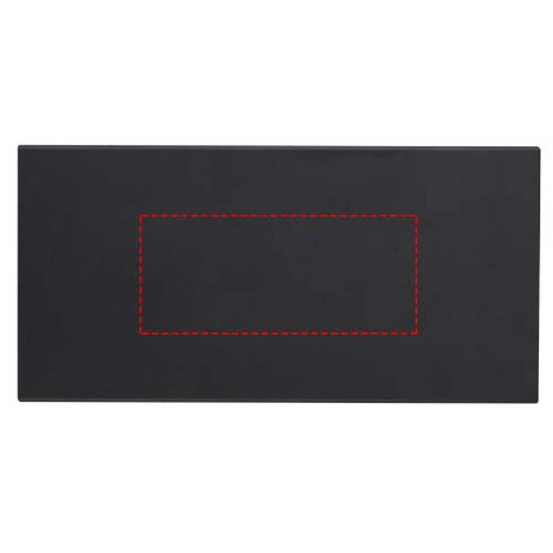 Connect 5000mAh powerbanka z RCS recyklovaného hliníka, čierna Connect 5000mAh powerbanka z RCS recyklovaného hliníka, čierna