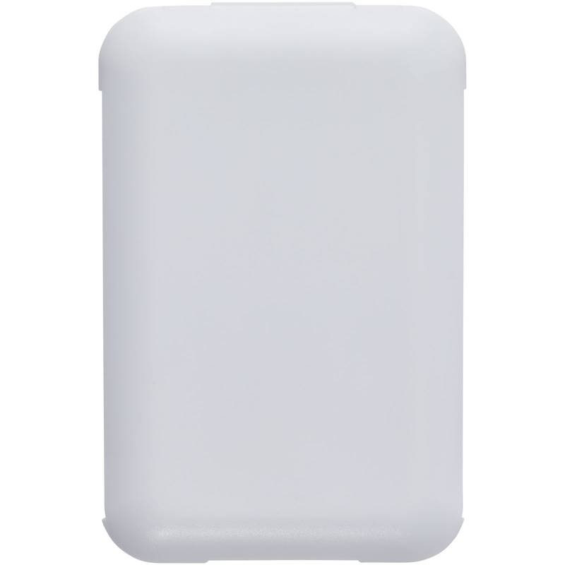 Savvy recyklovaný plastový modulárny nabíjací kábel s držiakom na telefón, biela Savvy recyklovaný plastový modulárny nabíjací kábel s držiakom na telefón, biela