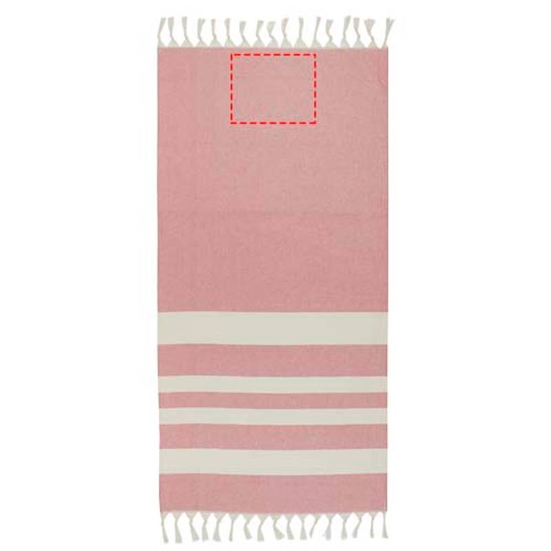 Anders uterák do orientálnych kúpeľov 147 × 75,5 cm, červená Anders uterák do orientálnych kúpeľov 147 × 75,5 cm, červená