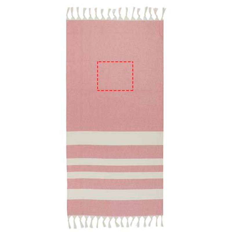 Anders uterák do orientálnych kúpeľov 147 × 75,5 cm, červená Anders uterák do orientálnych kúpeľov 147 × 75,5 cm, červená