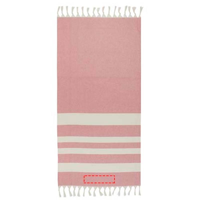 Anders uterák do orientálnych kúpeľov 147 × 75,5 cm, červená Anders uterák do orientálnych kúpeľov 147 × 75,5 cm, červená