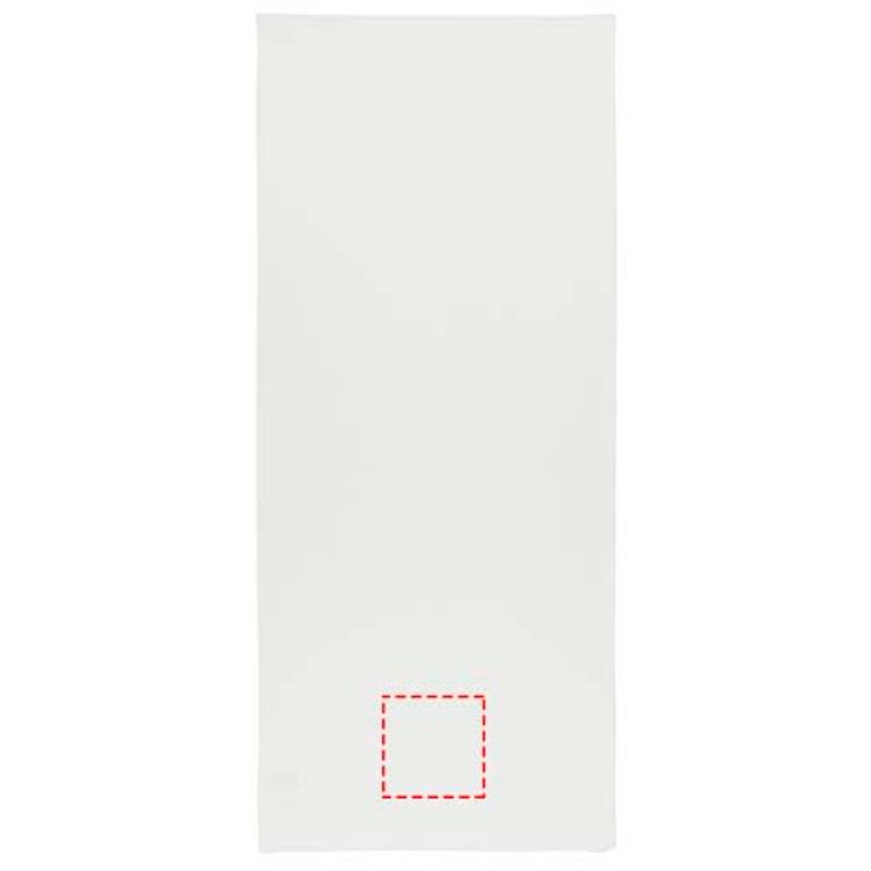 Lucas RPET sportovní ručník 30×80 cm, bílá Lucas RPET sportovní ručník 30×80 cm, bílá