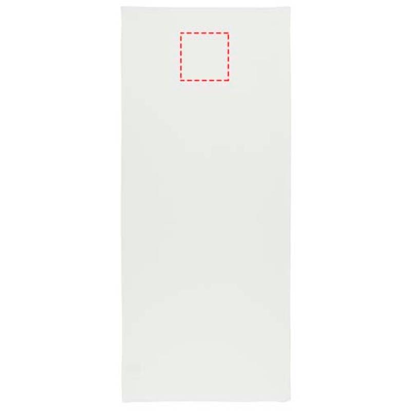 Lucas RPET sportovní ručník 30×80 cm, bílá Lucas RPET sportovní ručník 30×80 cm, bílá