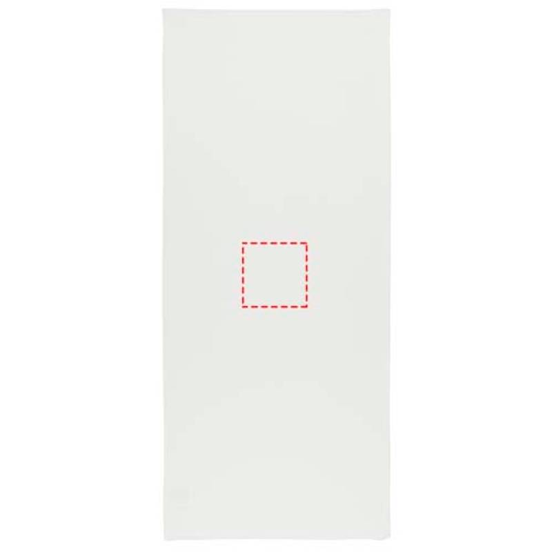 Lucas RPET sportovní ručník 30×80 cm, bílá Lucas RPET sportovní ručník 30×80 cm, bílá