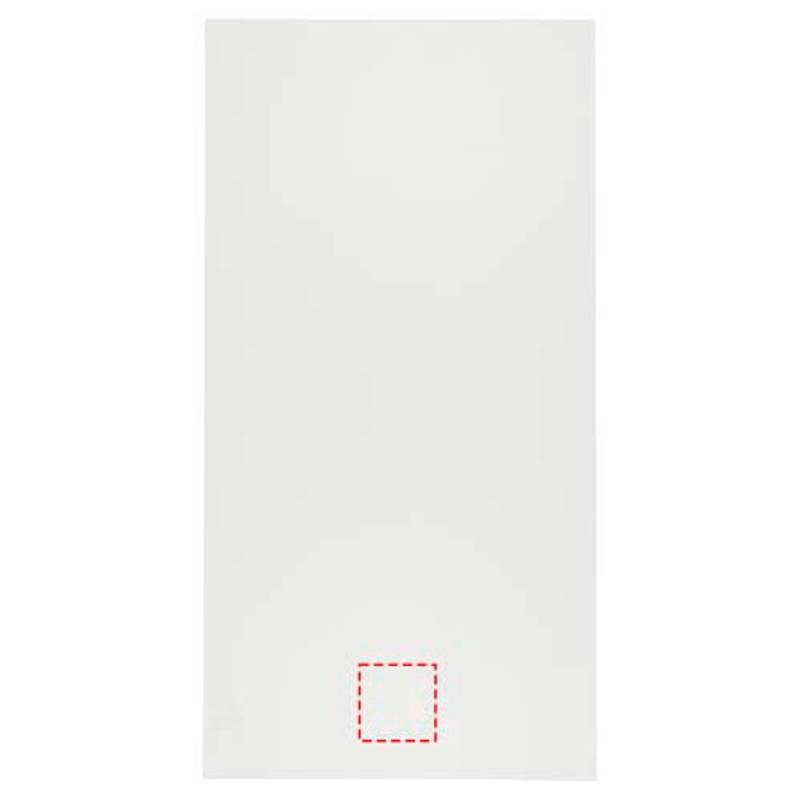 Lucas RPET sportovní ručník 50×100 cm, bílá Lucas RPET sportovní ručník 50×100 cm, bílá