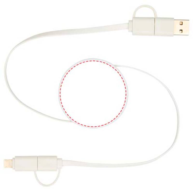 Vysúvací dátový synchronizačný a rýchlonabíjací 40W kábel 5 v 1 s dĺžkou 90, biela Vysúvací dátový synchronizačný a rýchlonabíjací 40W kábel 5 v 1 s dĺžkou 90, biela