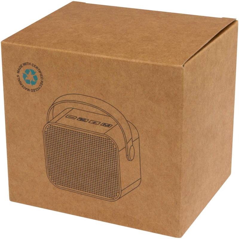 Bezdrôtový reproduktor s výkonom 3 W z recyklovaného plastu Diya, biela Bezdrôtový reproduktor s výkonom 3 W z recyklovaného plastu Diya, biela