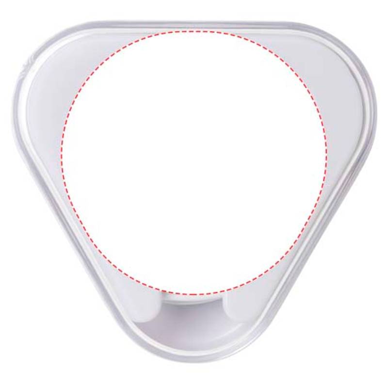 Slúchadlá Rebel s úložným boxom z recyklovaného plastu, biela Slúchadlá Rebel s úložným boxom z recyklovaného plastu, biela