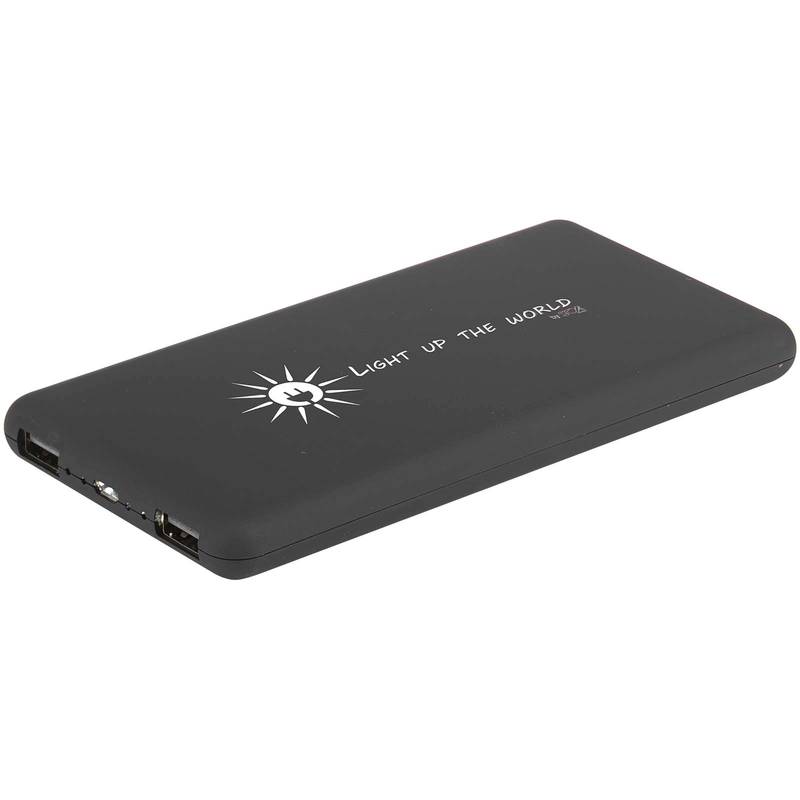 Svietiaca solárna powerbanka SCX.design P30 8000 mAh, čierna Svietiaca solárna powerbanka SCX.design P30 8000 mAh, čierna