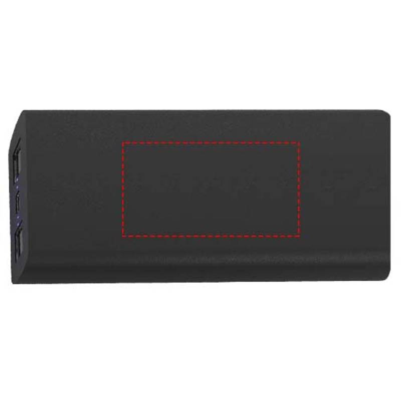 Svietiaca pogumovaná bezdrôtová powerbanka s kapacitou 10 000 mAh SCX.design P40, čierna Svietiaca pogumovaná bezdrôtová powerbanka s kapacitou 10 000 mAh SCX.design P40, čierna