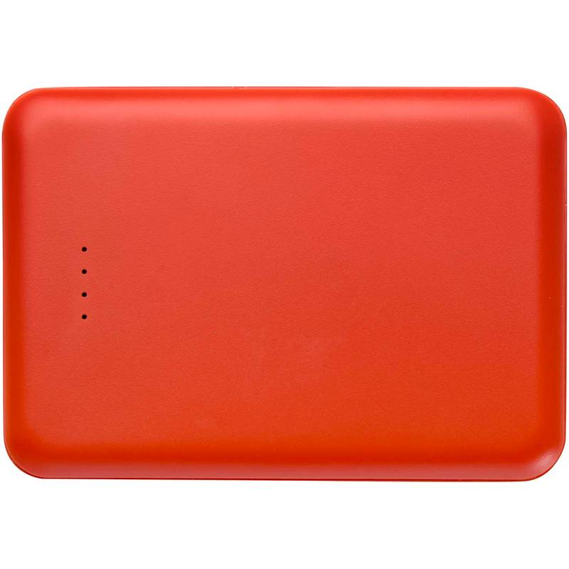 Asama 5000mAh powerbanka typu C z recyklovaného plastu, červená Brick Asama 5000mAh powerbanka typu C z recyklovaného plastu, červená Brick