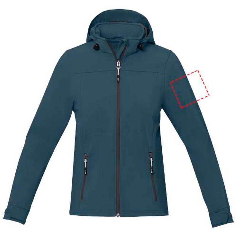 Dámska softshellová bunda Langley, modrá Hale, XS Dámska softshellová bunda Langley, modrá Hale, XS