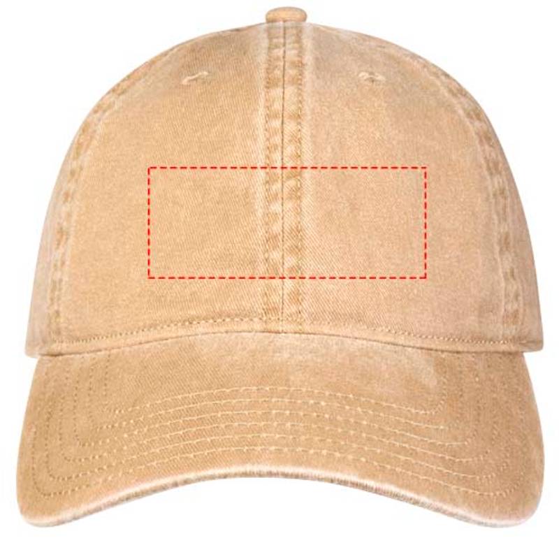 Vypraná čiapka Grafton so 6 panelmi, hnedá Oatmeal Vypraná čiapka Grafton so 6 panelmi, hnedá Oatmeal