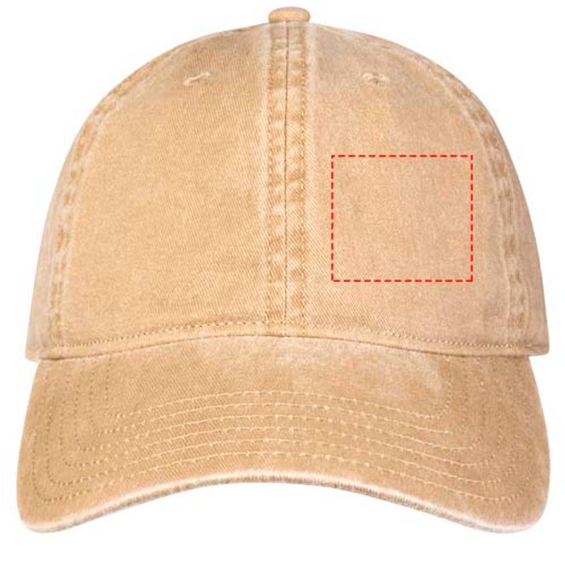 Vypraná čiapka Grafton so 6 panelmi, hnedá Oatmeal Vypraná čiapka Grafton so 6 panelmi, hnedá Oatmeal