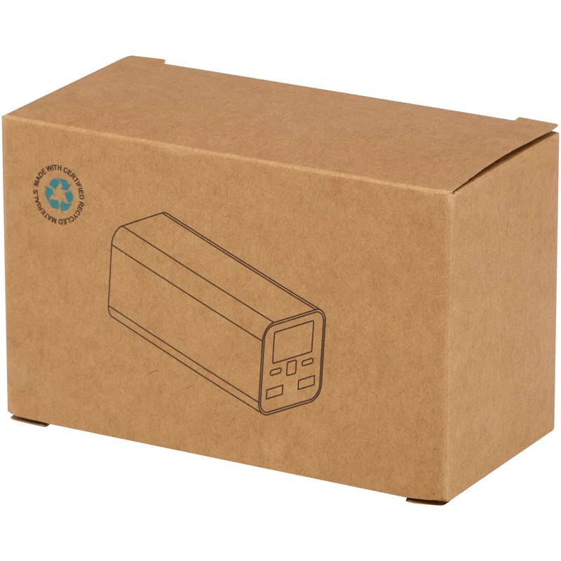 Acamar powerbanka na notebook z recyklovaného hliníka s kapacitou 20 000 mAh a výkonom 70 W, čierna Acamar powerbanka na notebook z recyklovaného hliníka s kapacitou 20 000 mAh a výkonom 70 W, čierna