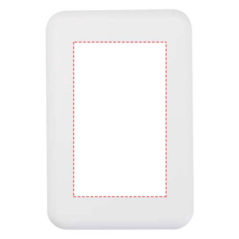 Acrab bezdrôtová magnetická powerbanka 5000 mAh 15W s 20W PD - vyrobené z recyklovaného plastu, biel Acrab bezdrôtová magnetická powerbanka 5000 mAh 15W s 20W PD - vyrobené z recyklovaného plastu, biel