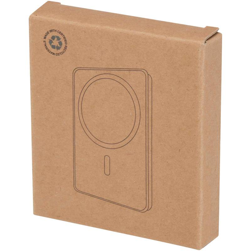 Acrab bezdrôtová magnetická powerbanka 5000 mAh 15W s 20W PD - vyrobené z recyklovaného plastu, biel Acrab bezdrôtová magnetická powerbanka 5000 mAh 15W s 20W PD - vyrobené z recyklovaného plastu, biel