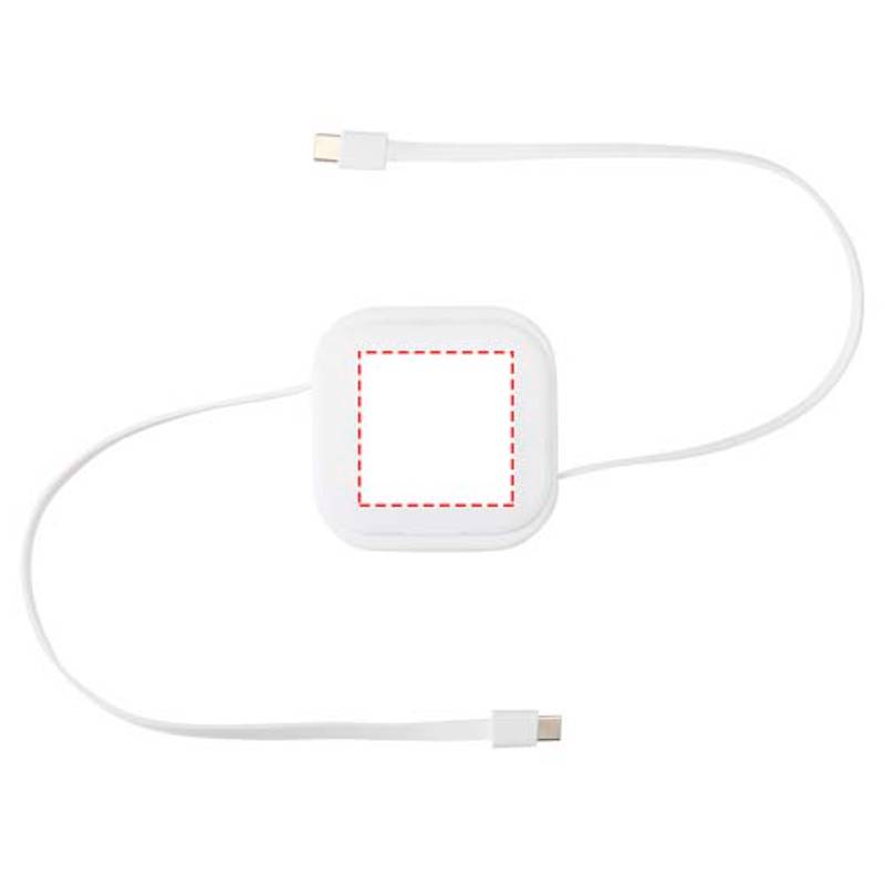 Gloas vysúvací dátový a 100W rýchlonabíjací kábel 5 v 1, biela Gloas vysúvací dátový a 100W rýchlonabíjací kábel 5 v 1, biela