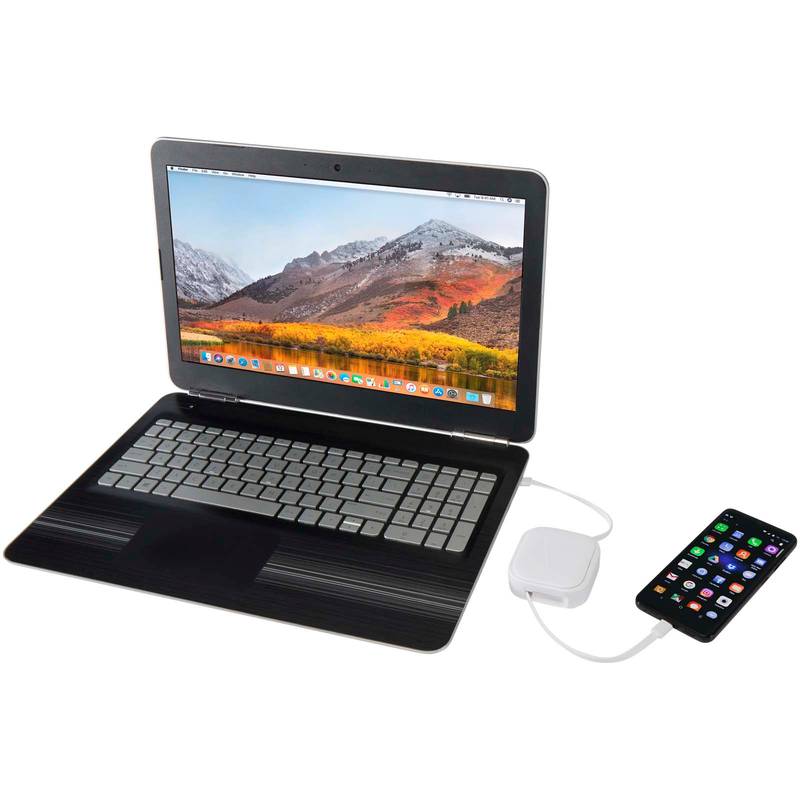 Gloas vysúvací dátový a 100W rýchlonabíjací kábel 5 v 1, biela Gloas vysúvací dátový a 100W rýchlonabíjací kábel 5 v 1, biela