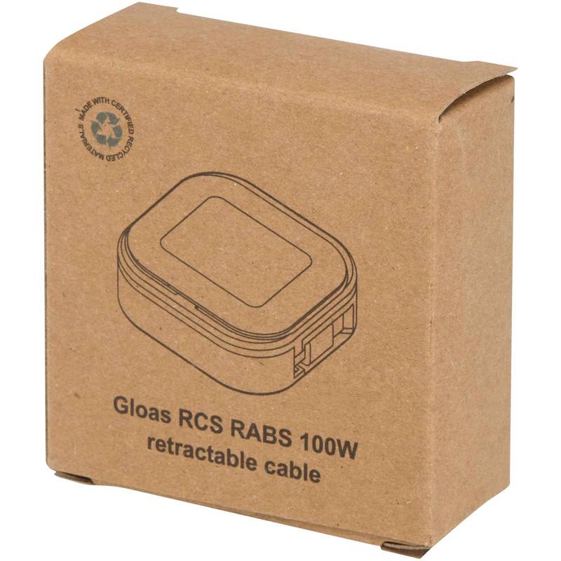 Gloas vysúvací dátový a 100W rýchlonabíjací kábel 5 v 1, biela Gloas vysúvací dátový a 100W rýchlonabíjací kábel 5 v 1, biela