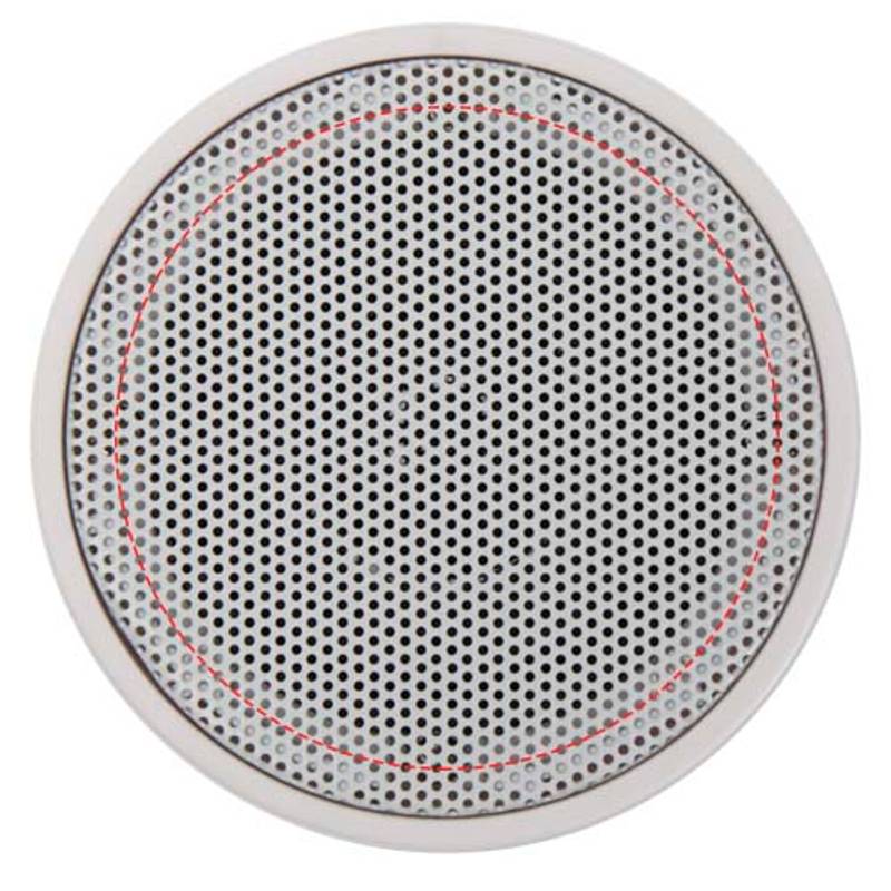 Hunor 3W bezdrôtový reproduktor z recyklovaného plastu, biela Hunor 3W bezdrôtový reproduktor z recyklovaného plastu, biela