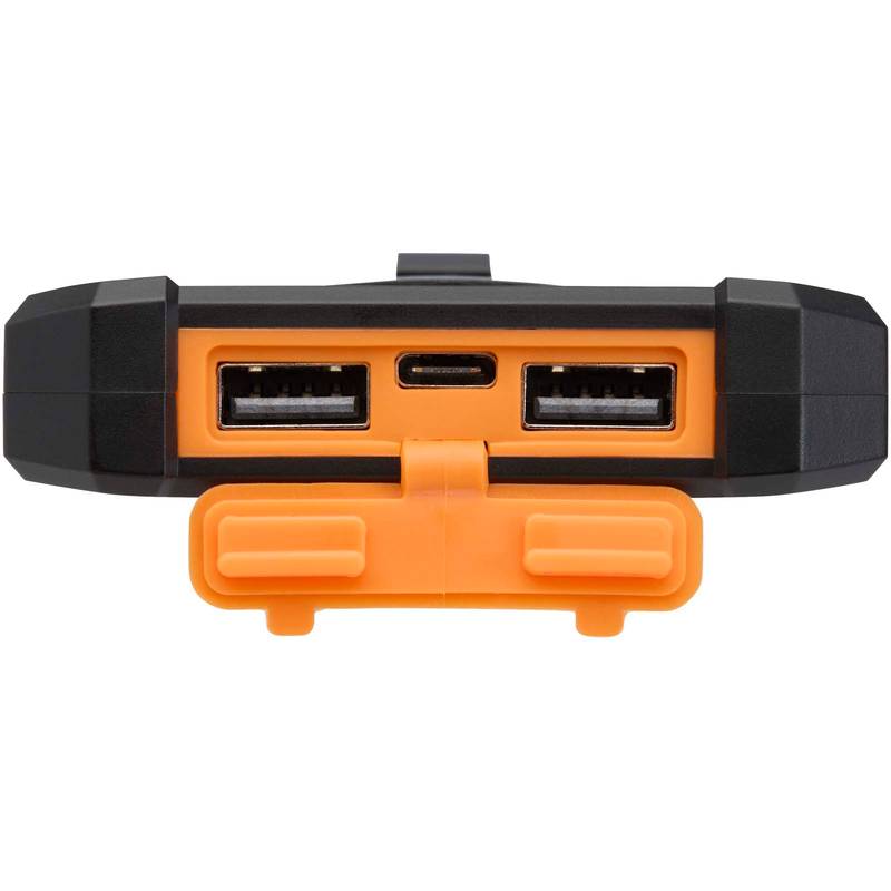 Altair solárna powerbanka z recyklovaného plastu s kapacitou 5000 mAh a výkonom 10 W, odolná, s ves, Altair solárna powerbanka z recyklovaného plastu s kapacitou 5000 mAh a výkonom 10 W, odolná, s ves,