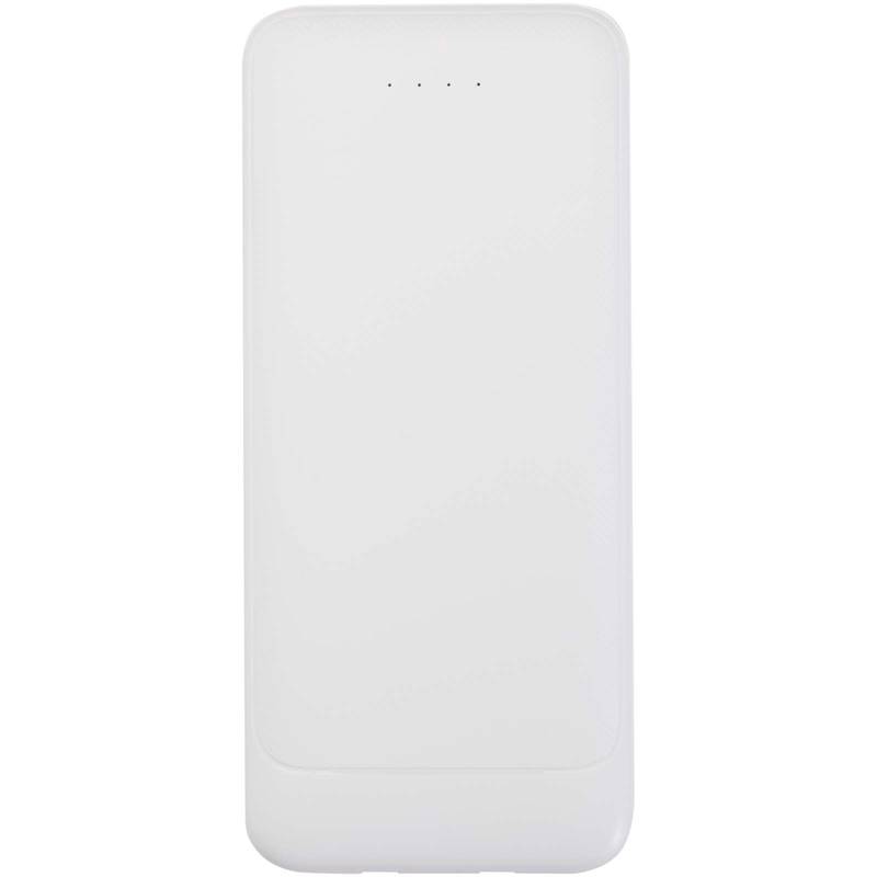 Adhil powerbanka z recyklovaného plastu s kapacitou 10 000 mAh a výkonom 10 W s dvoma vstavanými, bi Adhil powerbanka z recyklovaného plastu s kapacitou 10 000 mAh a výkonom 10 W s dvoma vstavanými, bi