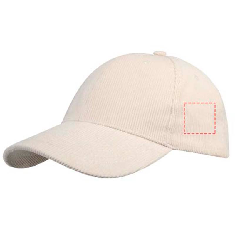 Houston čiapka z recyklovanej bavlny so 6 panelmi, hnedá Sandstone Houston čiapka z recyklovanej bavlny so 6 panelmi, hnedá Sandstone