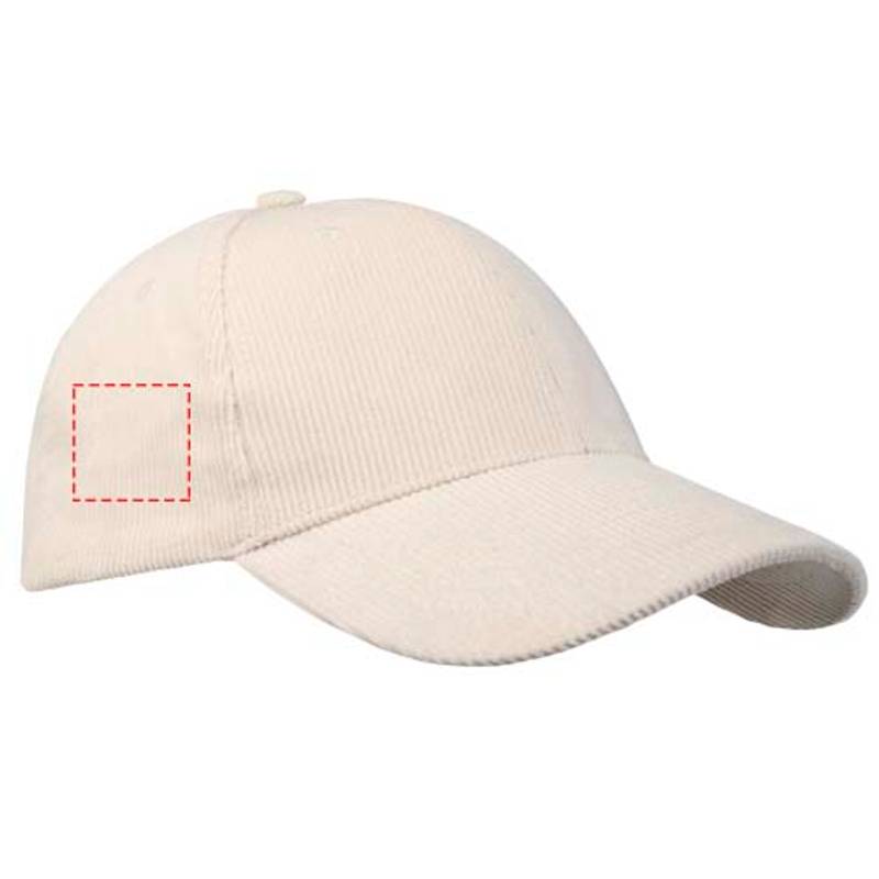 Houston čiapka z recyklovanej bavlny so 6 panelmi, hnedá Sandstone Houston čiapka z recyklovanej bavlny so 6 panelmi, hnedá Sandstone