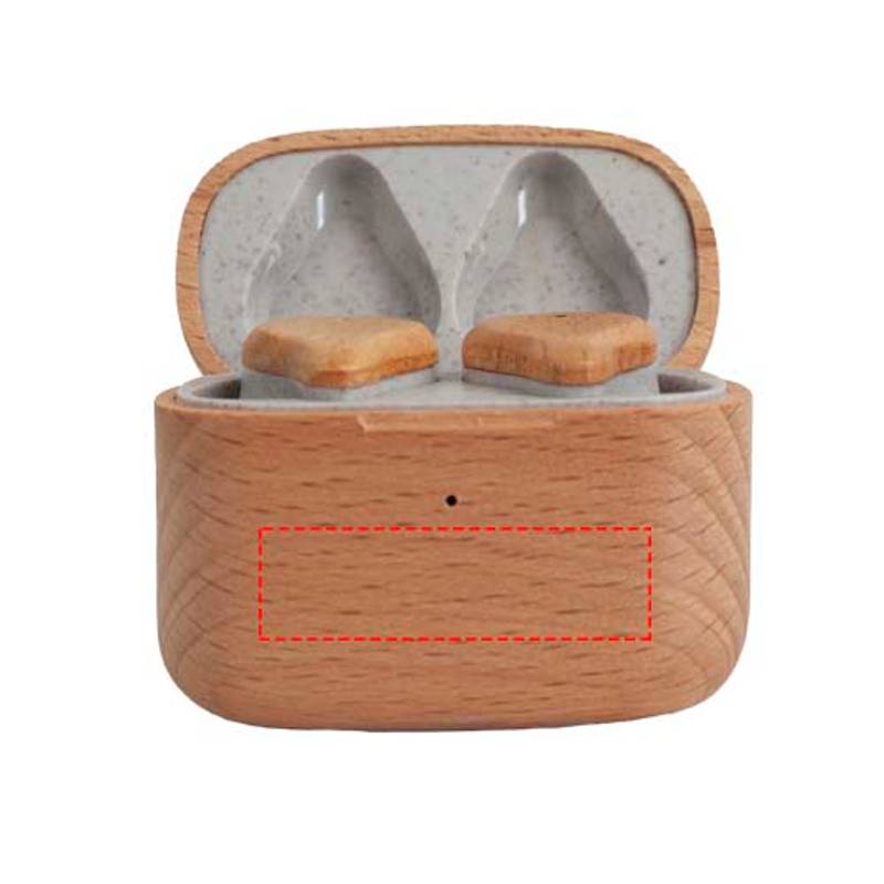 Slúchadlá Prixton TWS163, hnedá Wood Slúchadlá Prixton TWS163, hnedá Wood