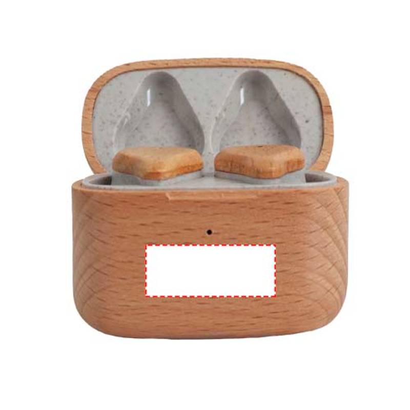 Slúchadlá Prixton TWS163, hnedá Wood Slúchadlá Prixton TWS163, hnedá Wood