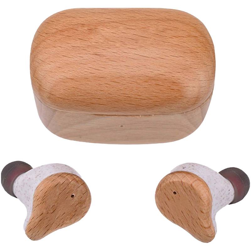 Slúchadlá Prixton TWS163, hnedá Wood Slúchadlá Prixton TWS163, hnedá Wood