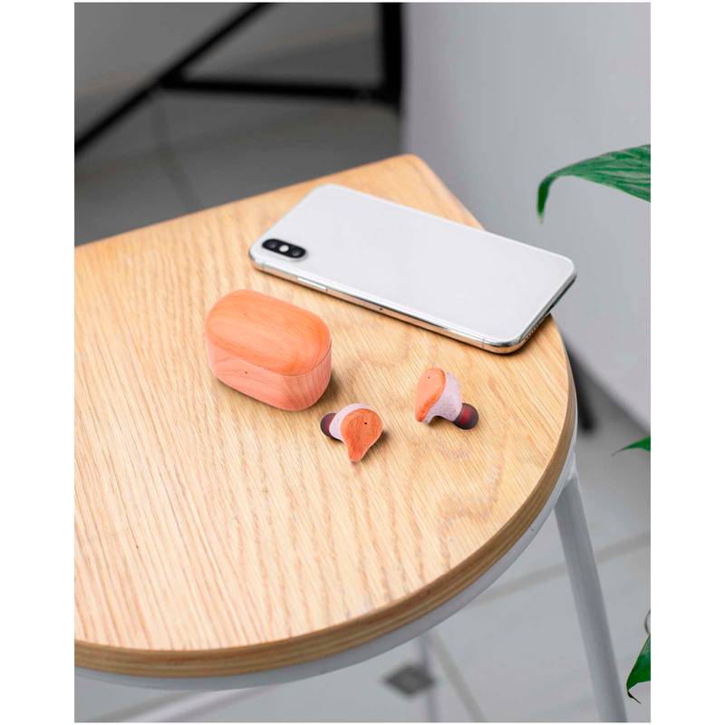 Slúchadlá Prixton TWS163, hnedá Wood Slúchadlá Prixton TWS163, hnedá Wood