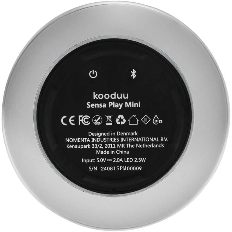 Kooduu Sensa Play Mini prenosný reproduktor a lampa JBL, modrá Aquamarine Kooduu Sensa Play Mini prenosný reproduktor a lampa JBL, modrá Aquamarine