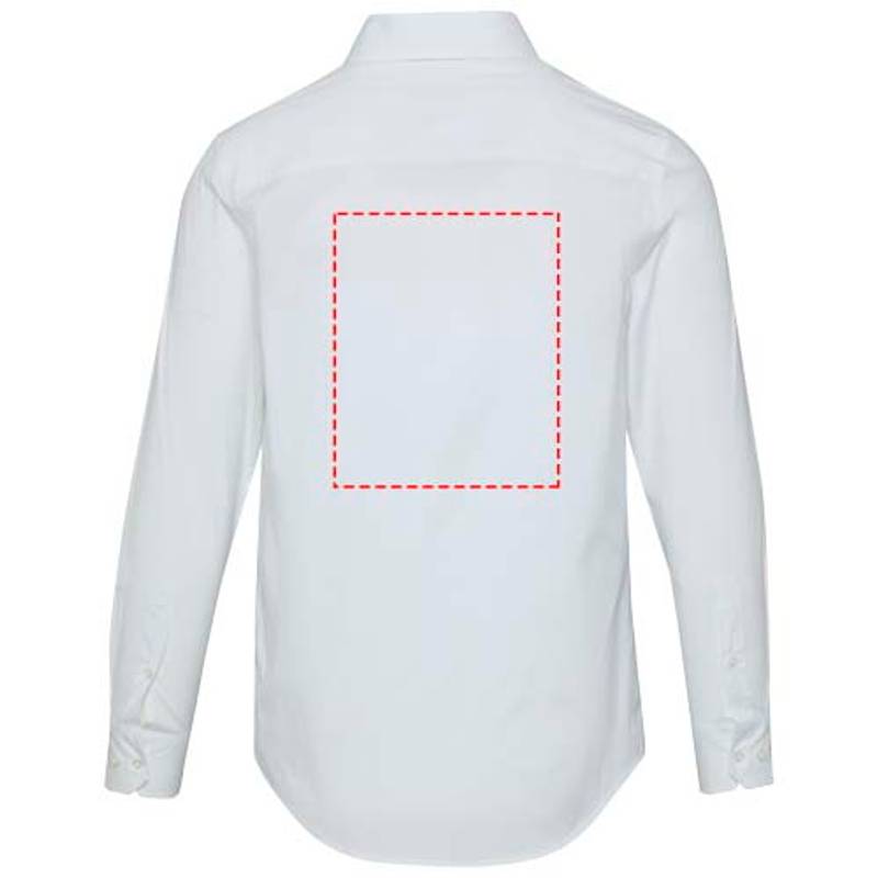 Carnelian pánska košeľa z poplínu, biela, XS Carnelian pánska košeľa z poplínu, biela, XS