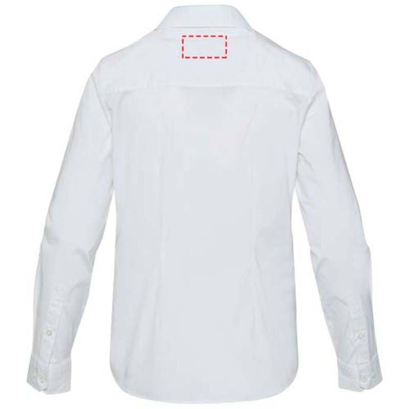 Carnelian dámska košeľa z poplínu, biela, XS Carnelian dámska košeľa z poplínu, biela, XS