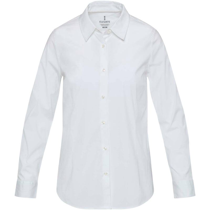 Carnelian dámska košeľa z poplínu, biela, XS Carnelian dámska košeľa z poplínu, biela, XS