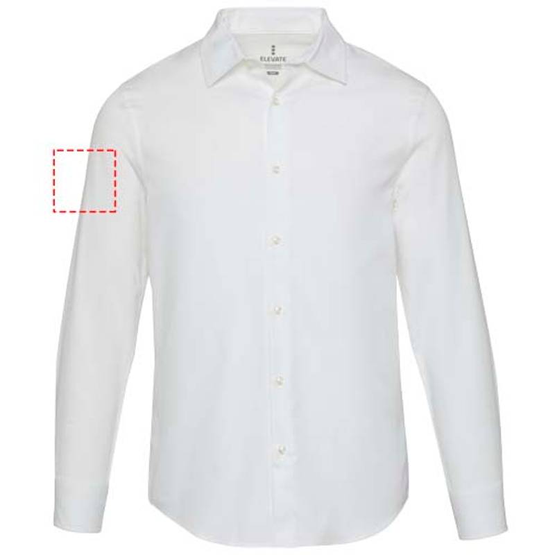 Citrine pánska keprová košeľa, biela, XS Citrine pánska keprová košeľa, biela, XS