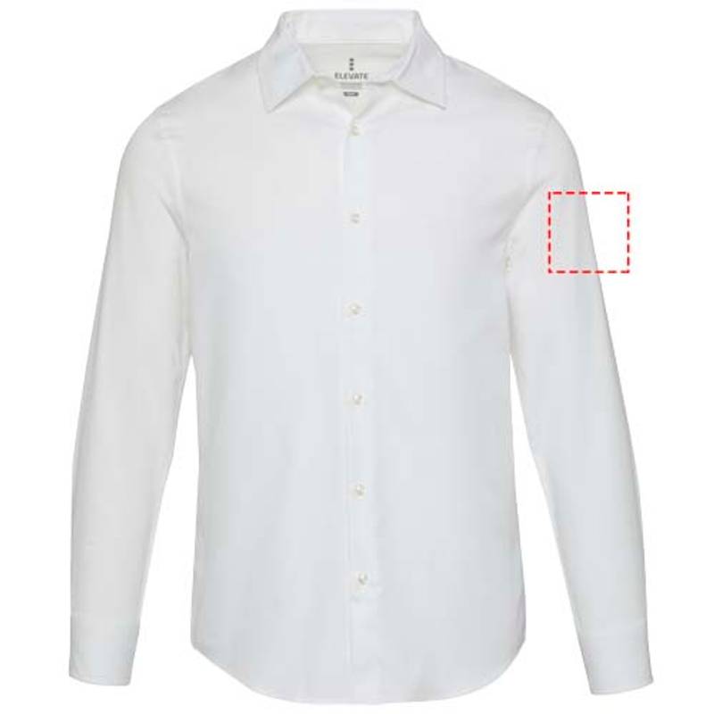 Citrine pánska keprová košeľa, biela, XS Citrine pánska keprová košeľa, biela, XS