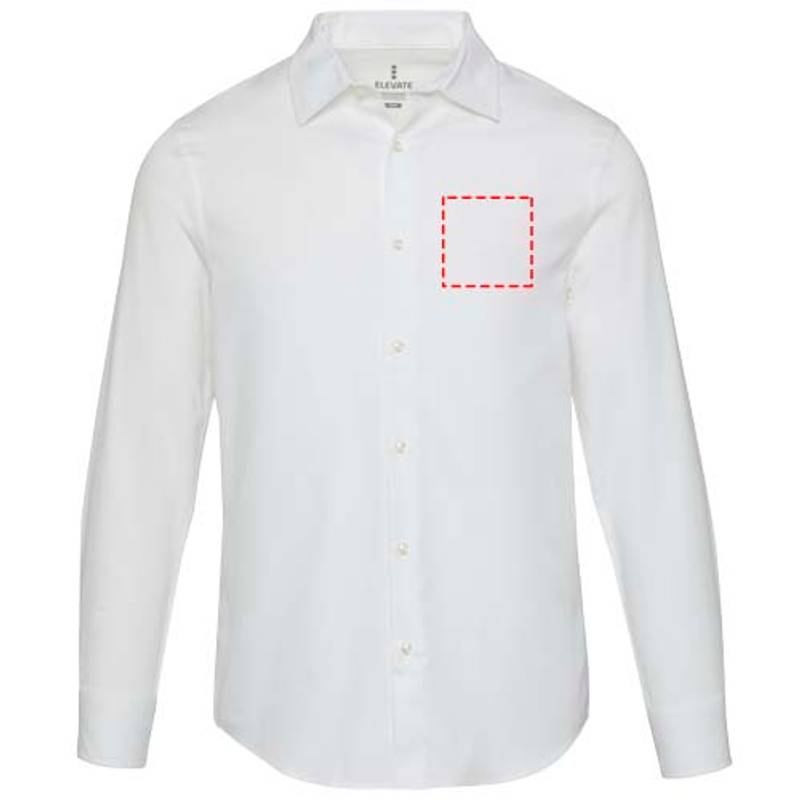 Citrine pánska keprová košeľa, biela, XS Citrine pánska keprová košeľa, biela, XS